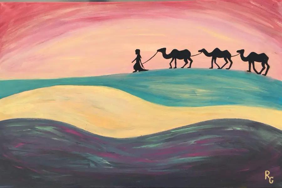Colorful Desert