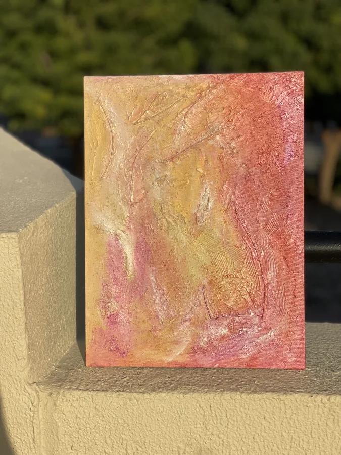 Organic Memory — abstract painting for office