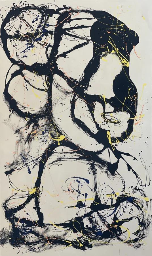 Whispers Of Motion — abstract painting for office