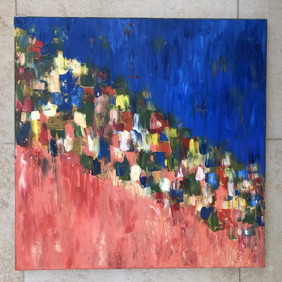 Coral and Blue - 5