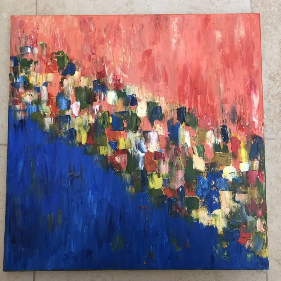 Coral and Blue - 7