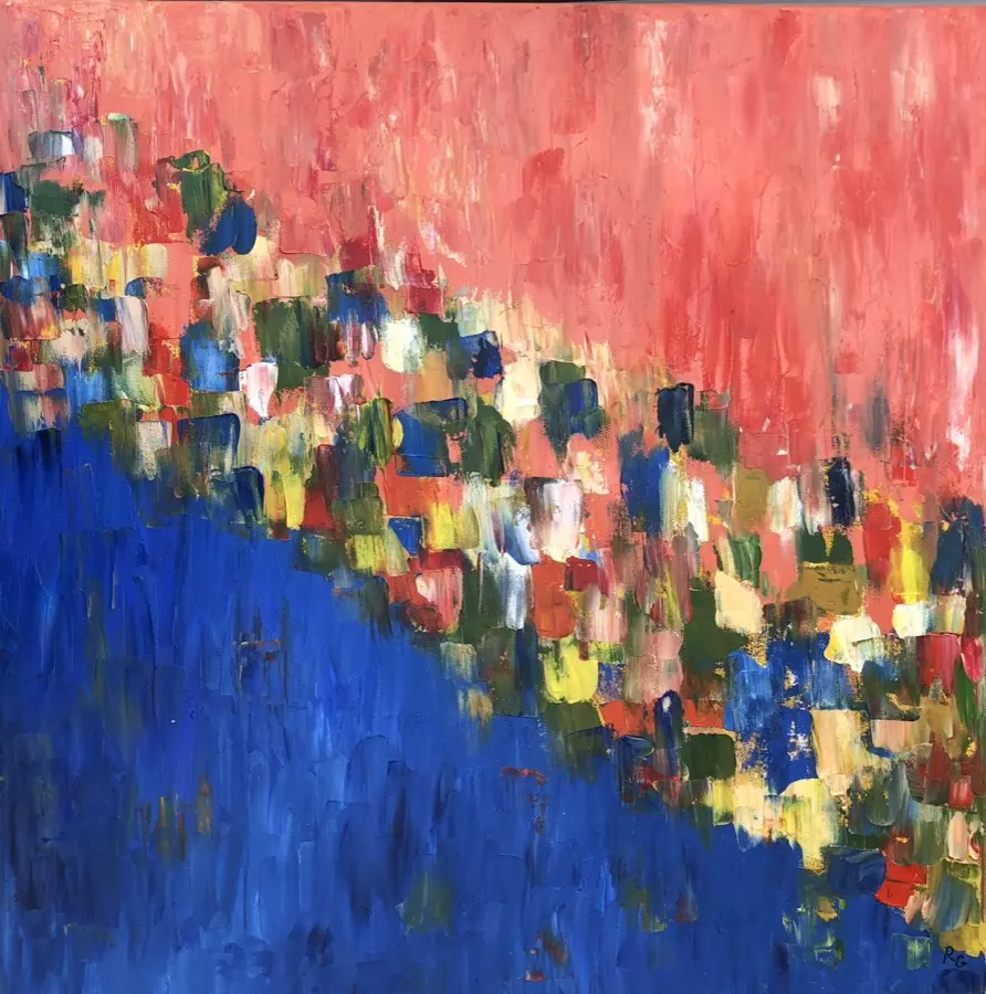 Coral and Blue - 8