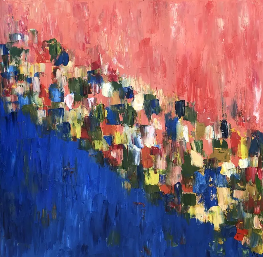 Coral and Blue - 10