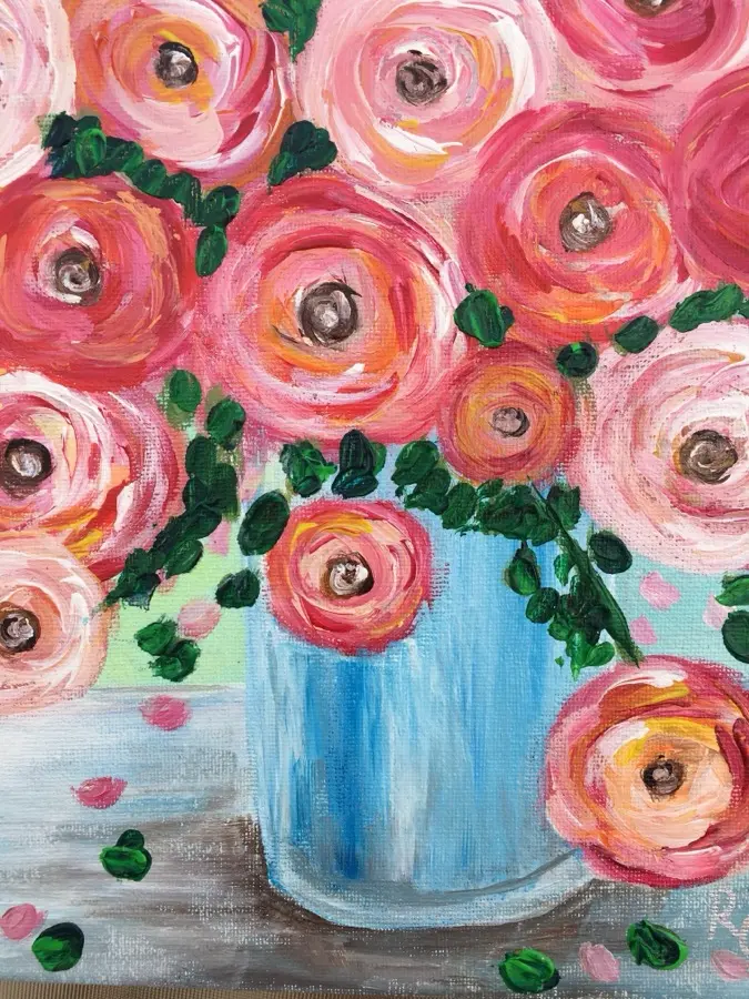 Flowers in a Vase - 7