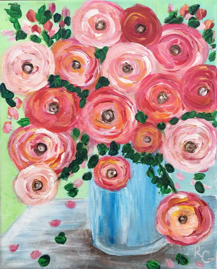 Flowers in a Vase - 8