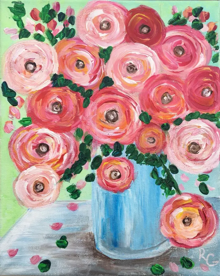 Flowers in a Vase - 10